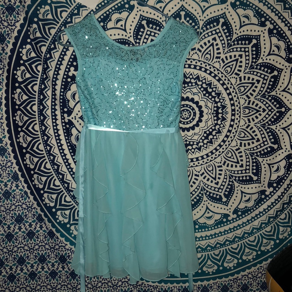 Blue Sequence Dress!